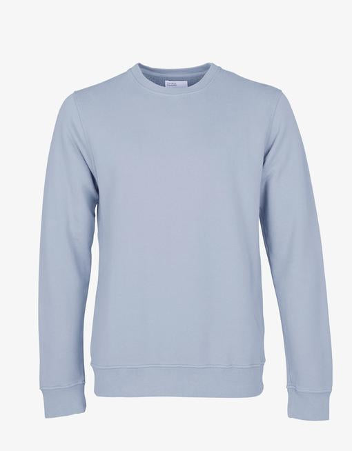 Sweat en coton bio | bleu "Powder Blue"