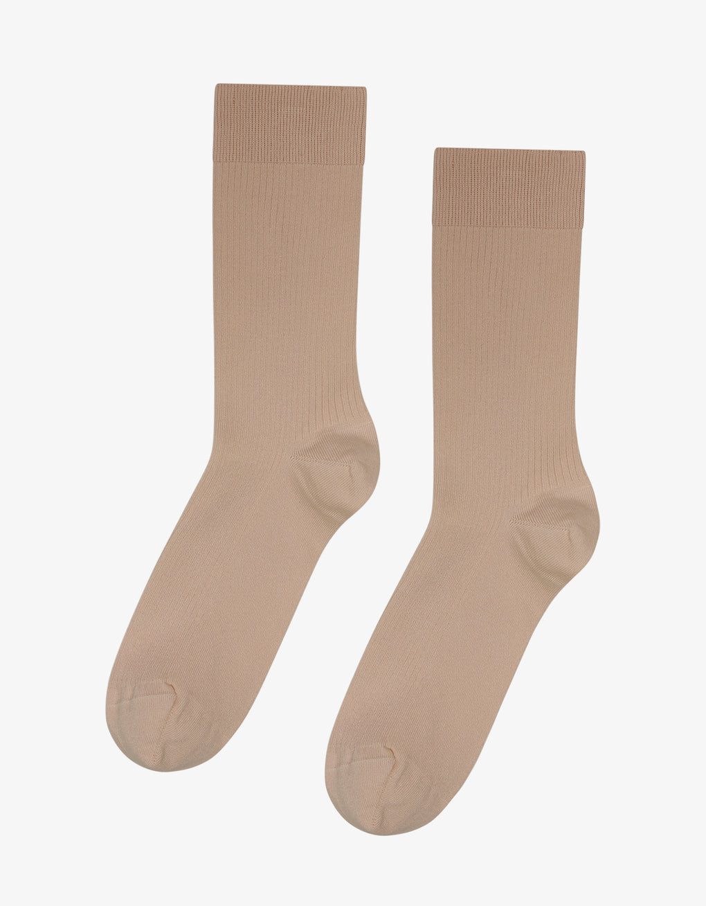 Chaussettes hautes sables en coton bio - desert khaki