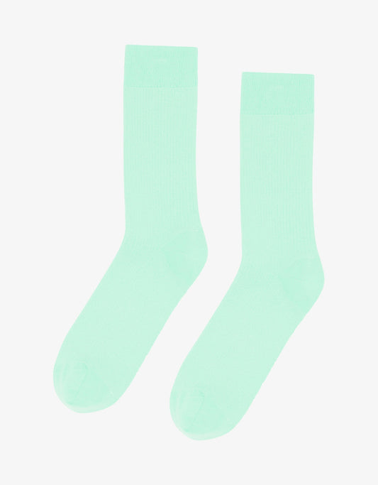 Chaussettes en coton bio | turquoise "Light aqua"