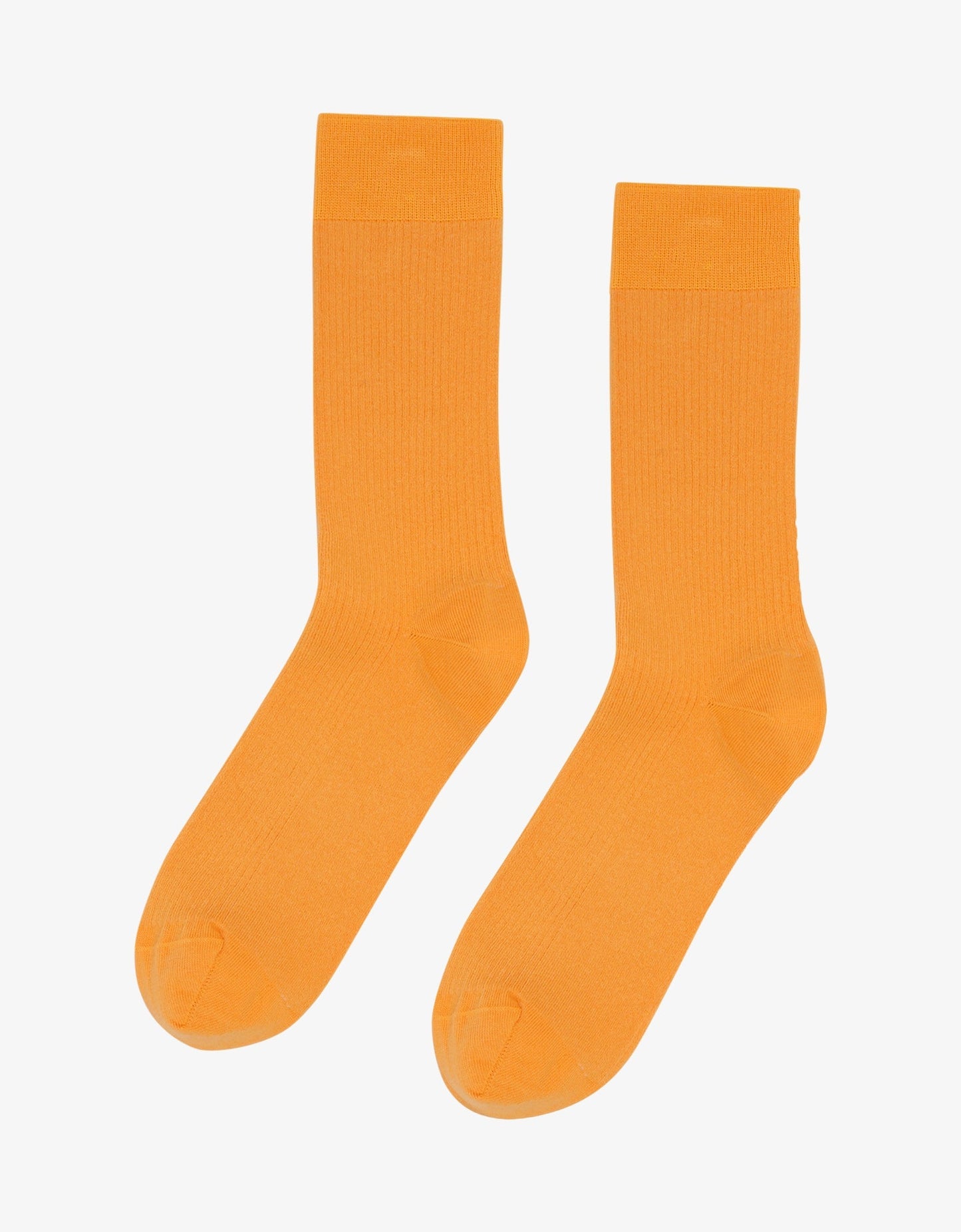 Chaussettes hautes en coton bio | orange "sunny orange"