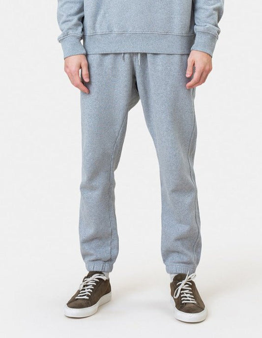 Jogging mixte gris en coton bio - Heather grey