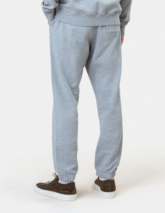 Jogging mixte gris en coton bio - Heather grey