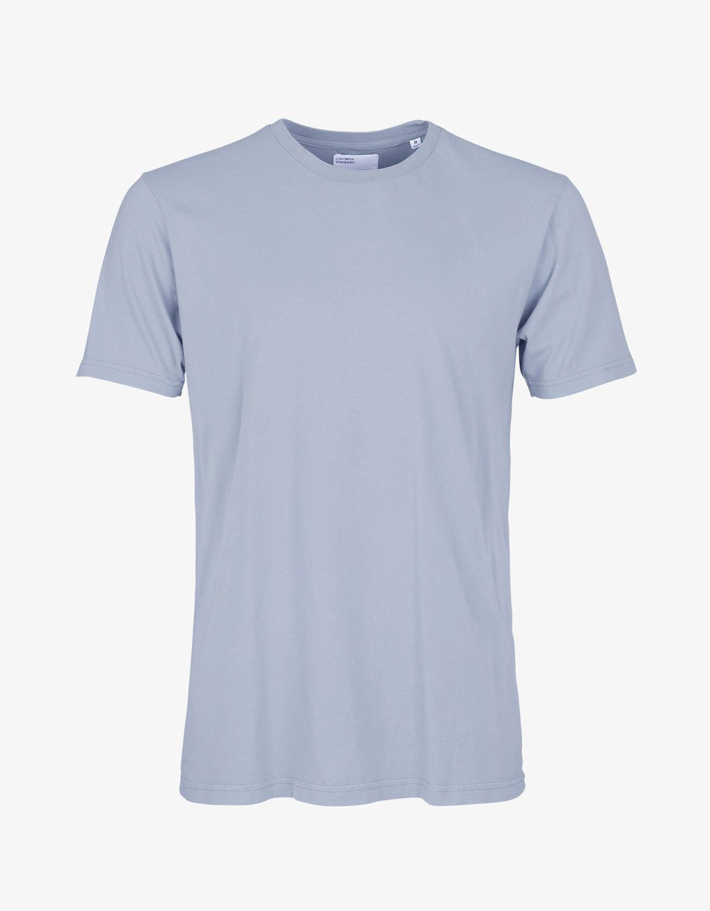 T-shirt manches courtes en coton bio | bleu "Powder Blue"