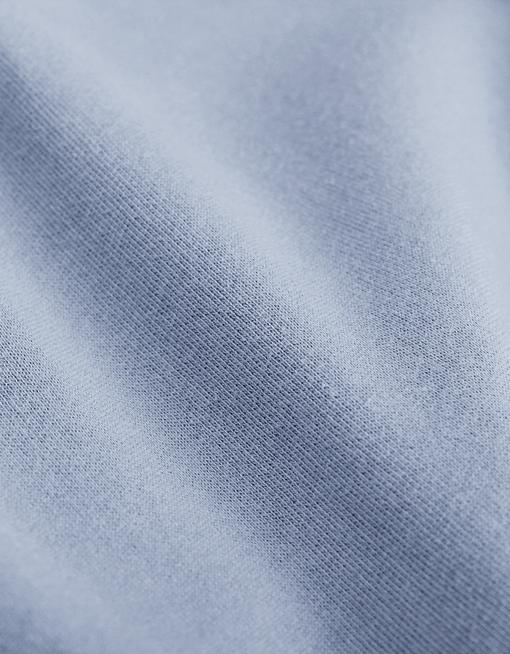T-shirt manches courtes en coton bio | bleu "Powder Blue"