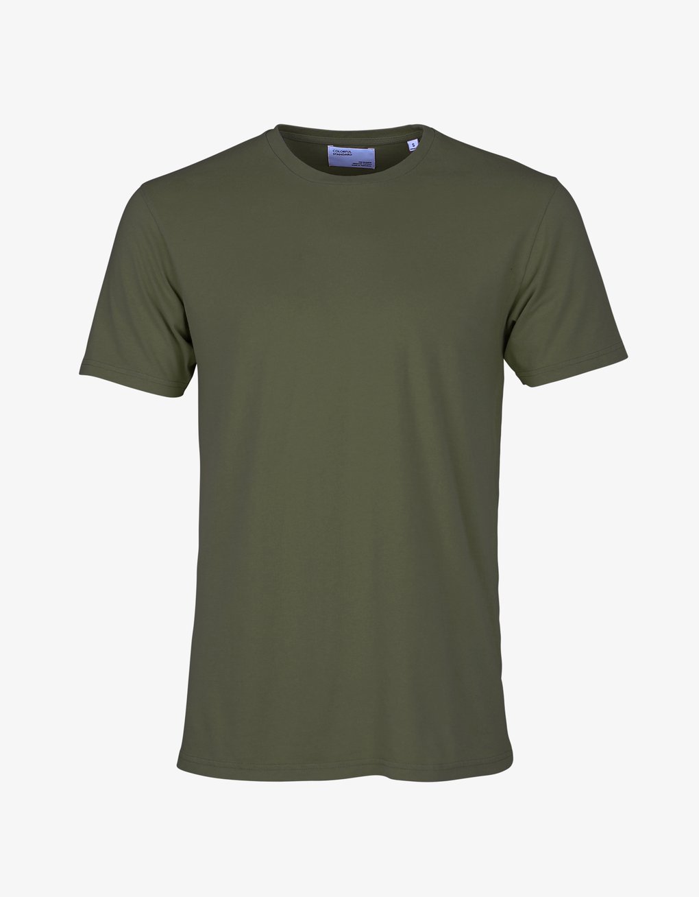 T-shirt vert militaire en coton bio - Seaweed green