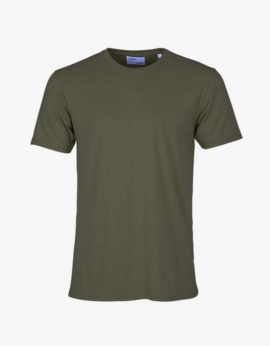 T-shirt vert militaire en coton bio - Seaweed green