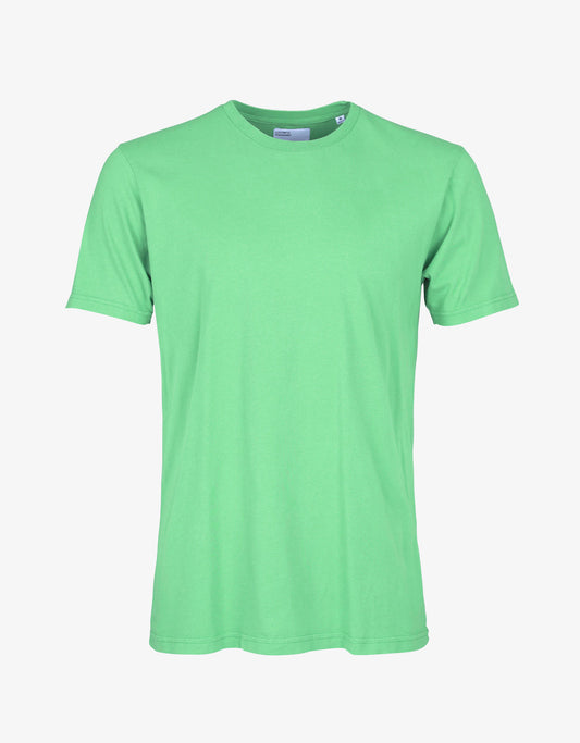 T-shirt vert en coton bio  - spring green