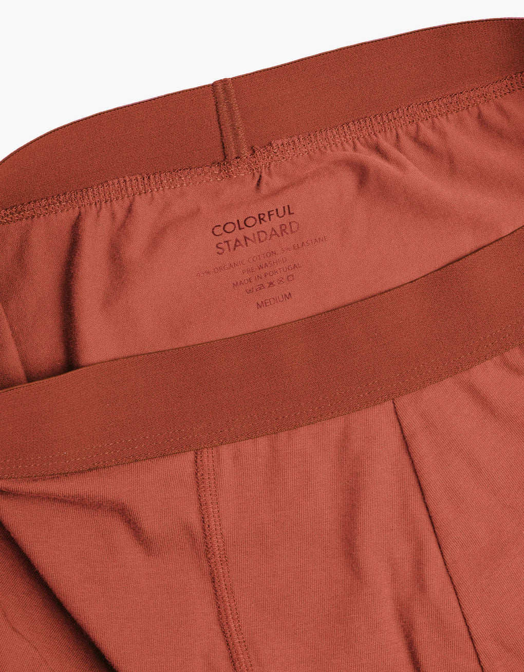 Boxer en coton bio | rouille "dark amber"