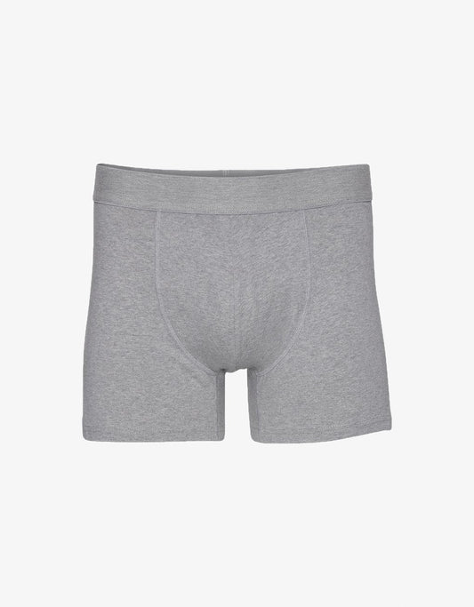 Boxer uni en coton bio | gris "Heather Grey"