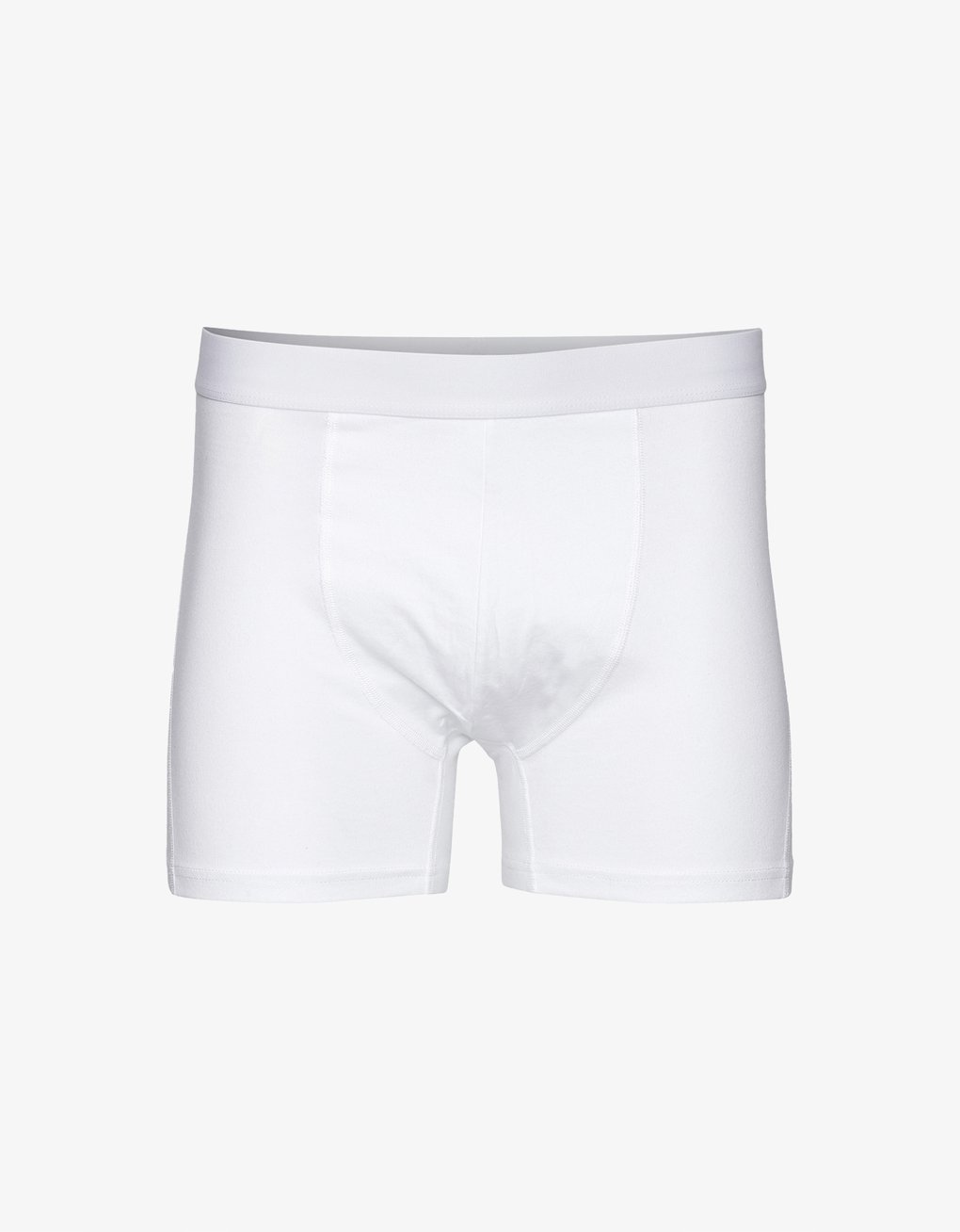 Boxer uni en coton bio | blanc "optical white"
