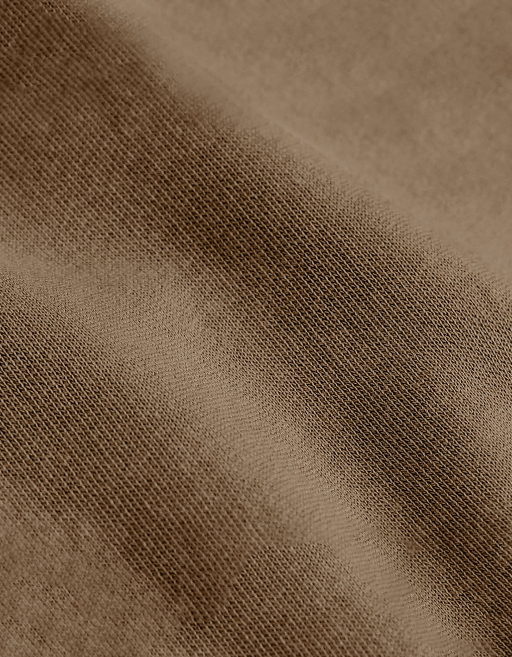 Sweat marron en coton bio - cedar brown