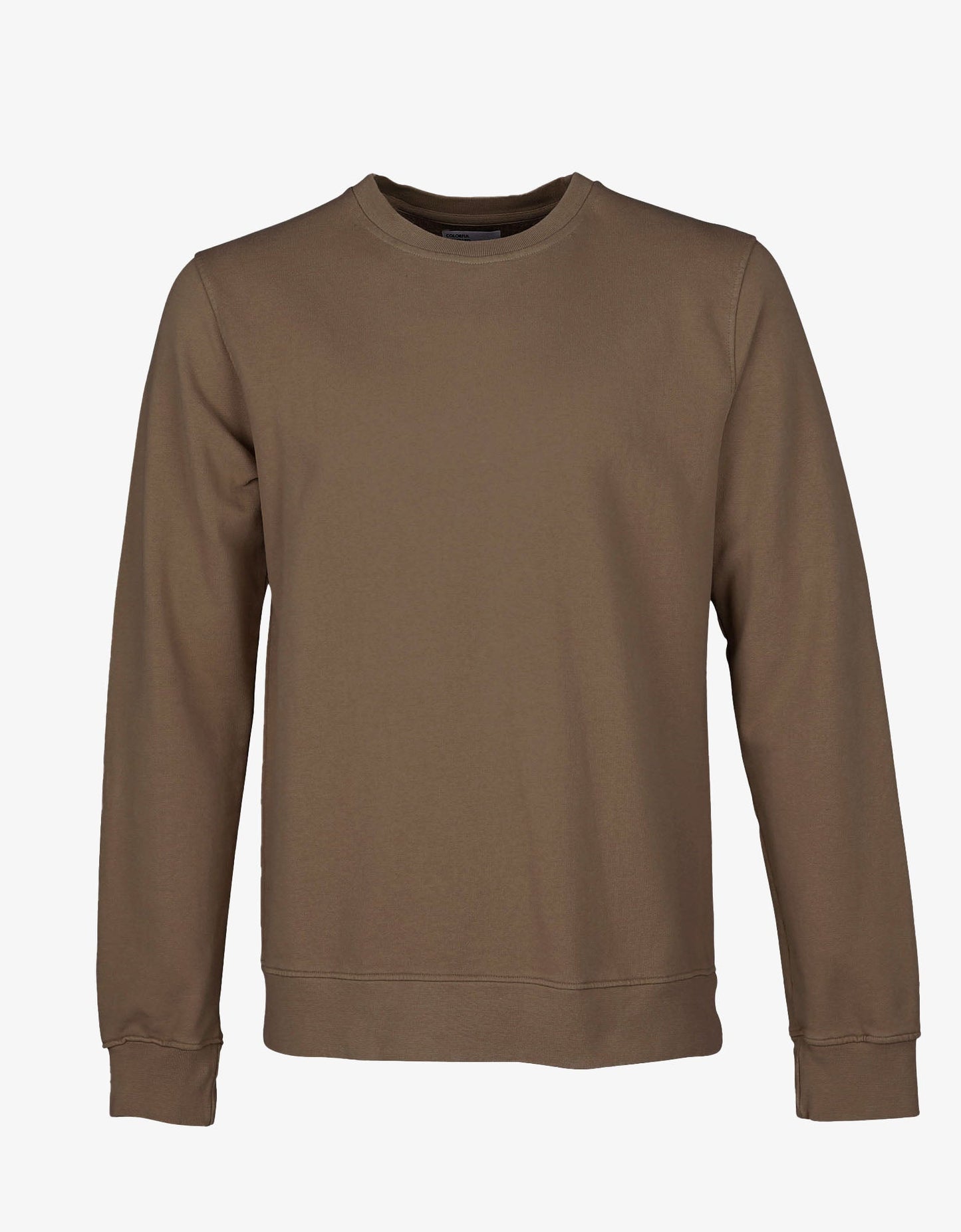 Sweat marron en coton bio - cedar brown