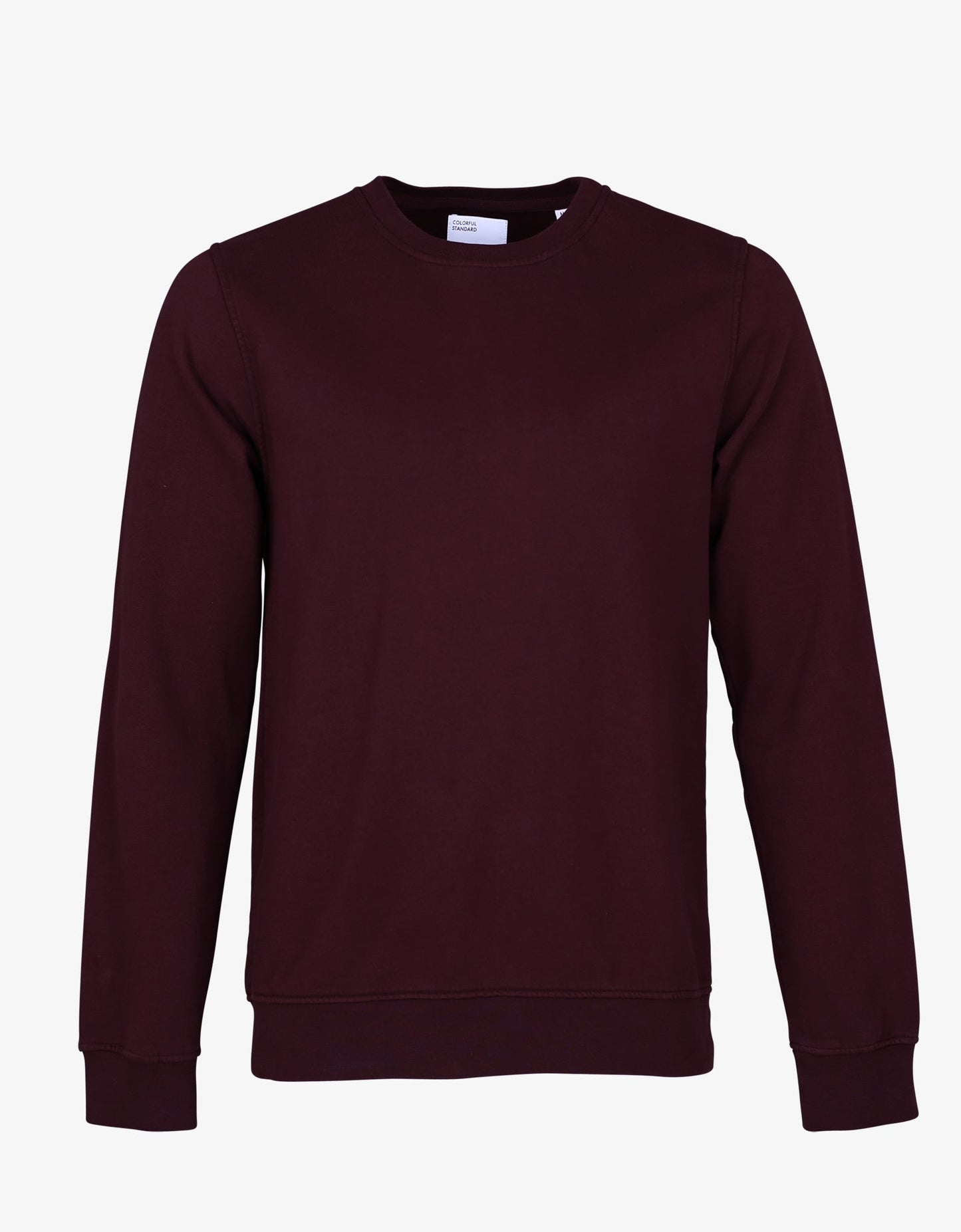 Sweat en coton bio | bordeaux "oxblood red"