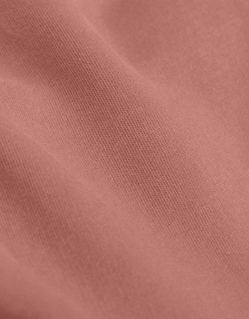 Sweat en coton bio | vieux rose "rosewood mist"