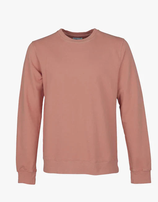 Sweat en coton bio | vieux rose "rosewood mist"