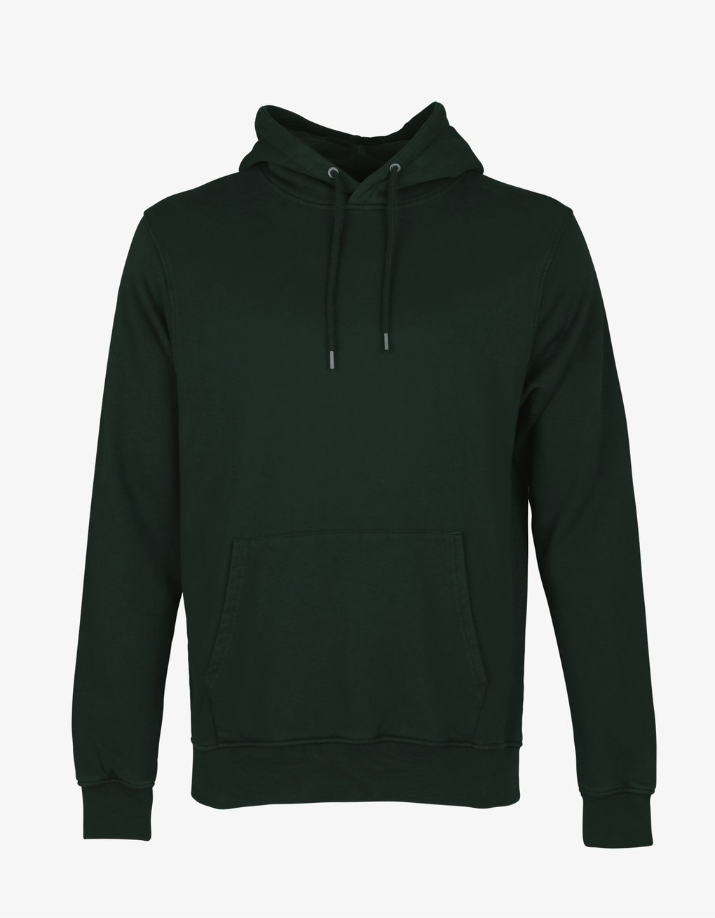 Sweat à capuche en coton bio | vert "Hunter Green"