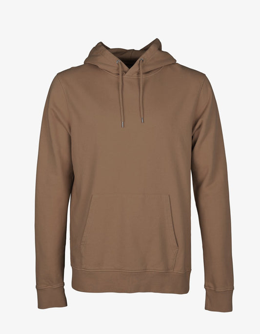 Sweat à capuche en coton bio | camel "sahara camel"