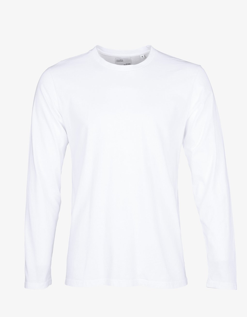 T-shirt manches longues en coton bio | blanc "Optical White"