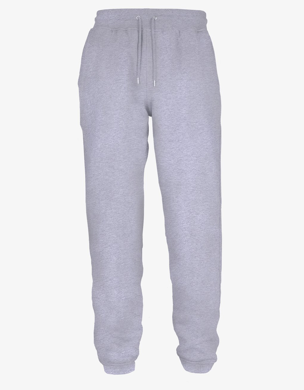 Jogging mixte gris en coton bio - Heather grey