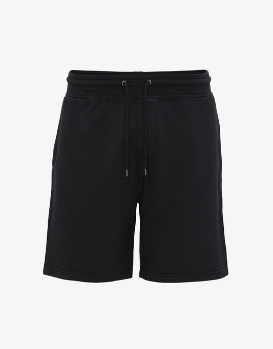 Short de jogging en coton bio | noir "Deep Black"