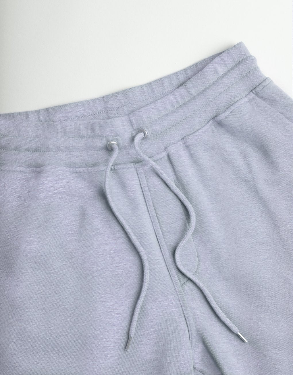 Short de jogging gris en coton bio - Heather grey