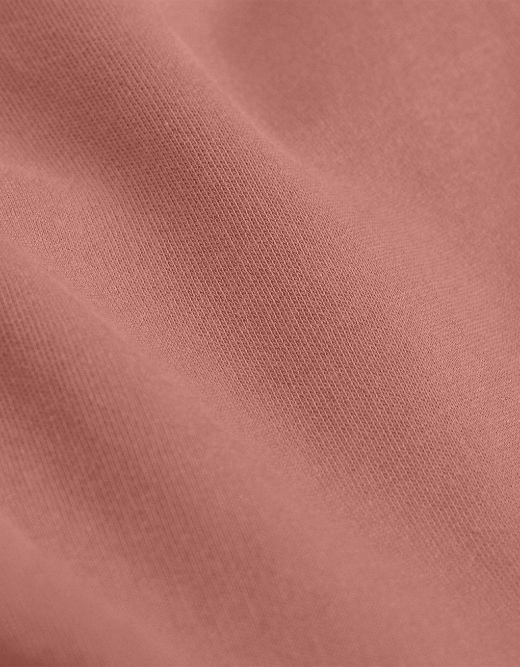 Short de jogging vieux rose en coton bio - rosewood mist