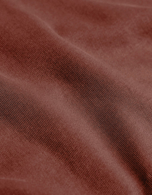 T-shirt manches courtes en coton bio | marron "cinnamon brown"