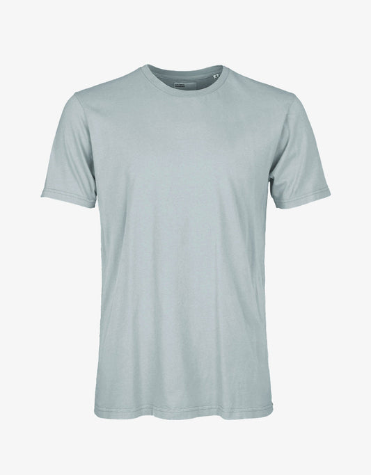 T-shirt manches courtes en coton bio | gris "cloudy grey"