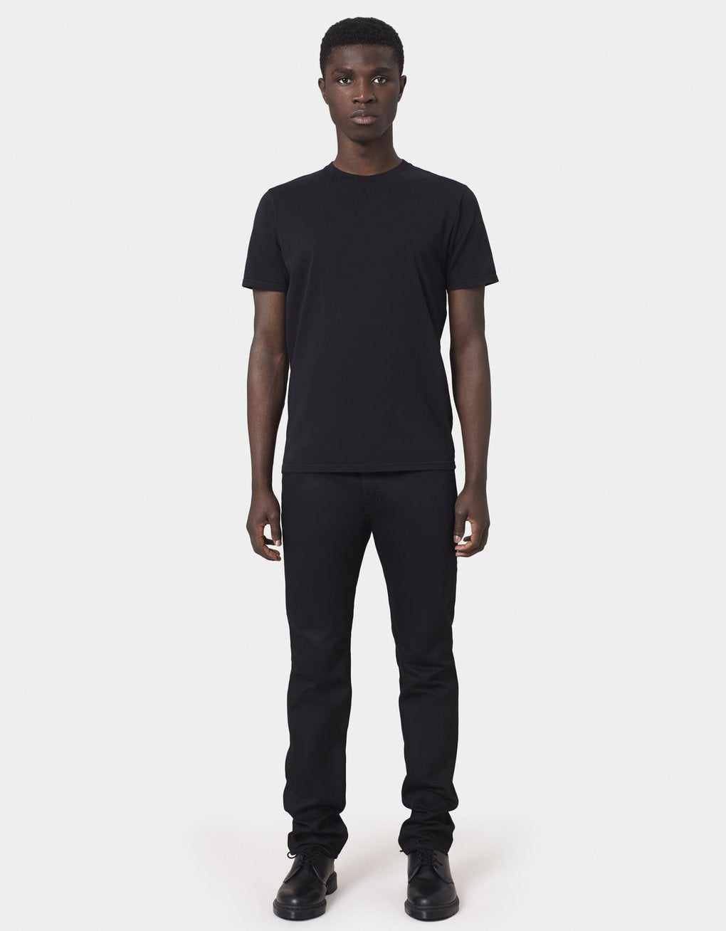 T-shirt manches courtes en coton bio | noir "deep black"