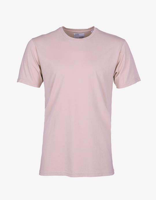 T-shirt rose pâle en coton bio - faded pink