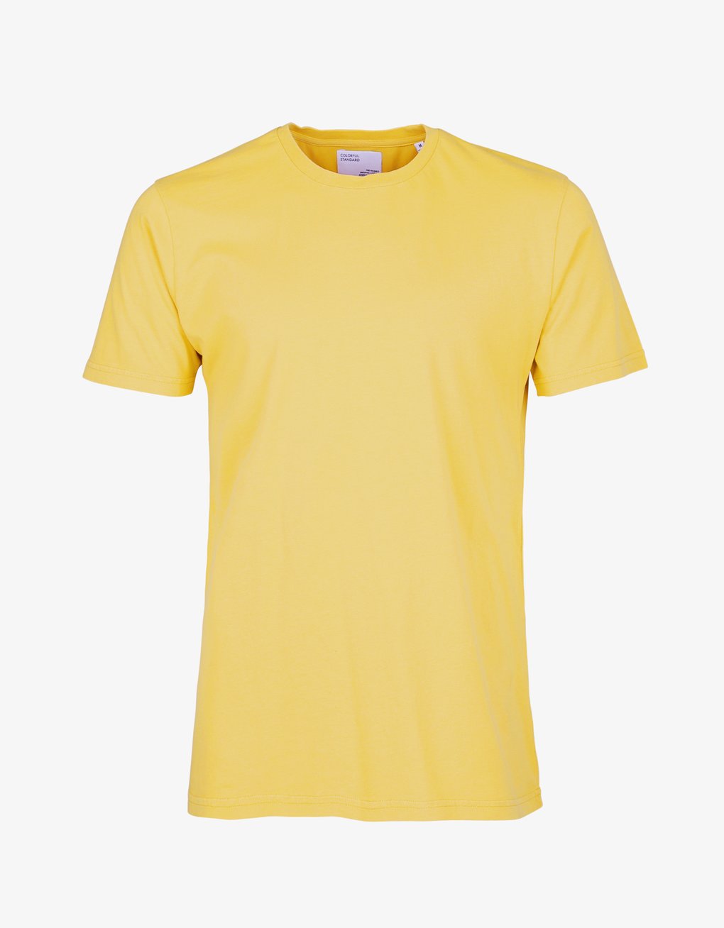 T-shirt jaune en coton bio - Lemon Yellow