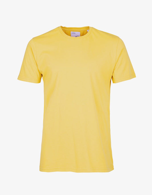 T-shirt jaune en coton bio - Lemon Yellow