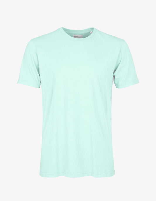 T-shirt vert d'eau en coton bio - Light aqua