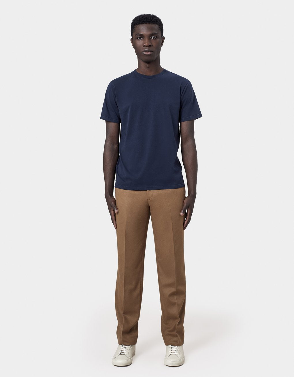 T-shirt en coton bio | marine "navy blue"