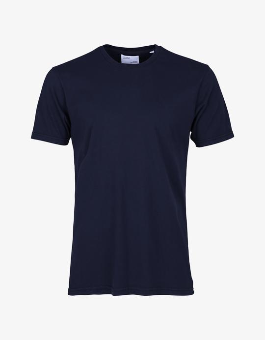T-shirt en coton bio | marine "navy blue"