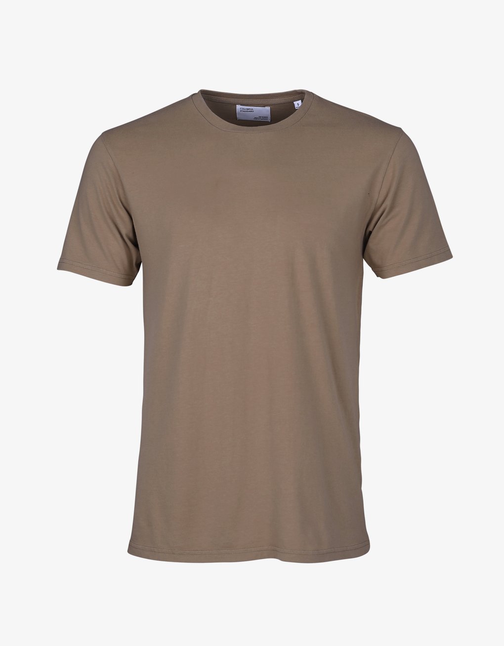 T-shirt marron en coton bio - Warm Taupe
