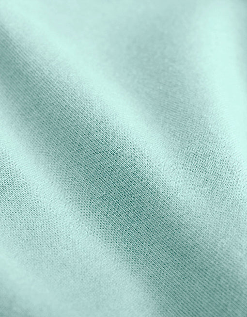 Sweat à capuche zippé bleu canard en coton bio - classic organic zip hood teal blue