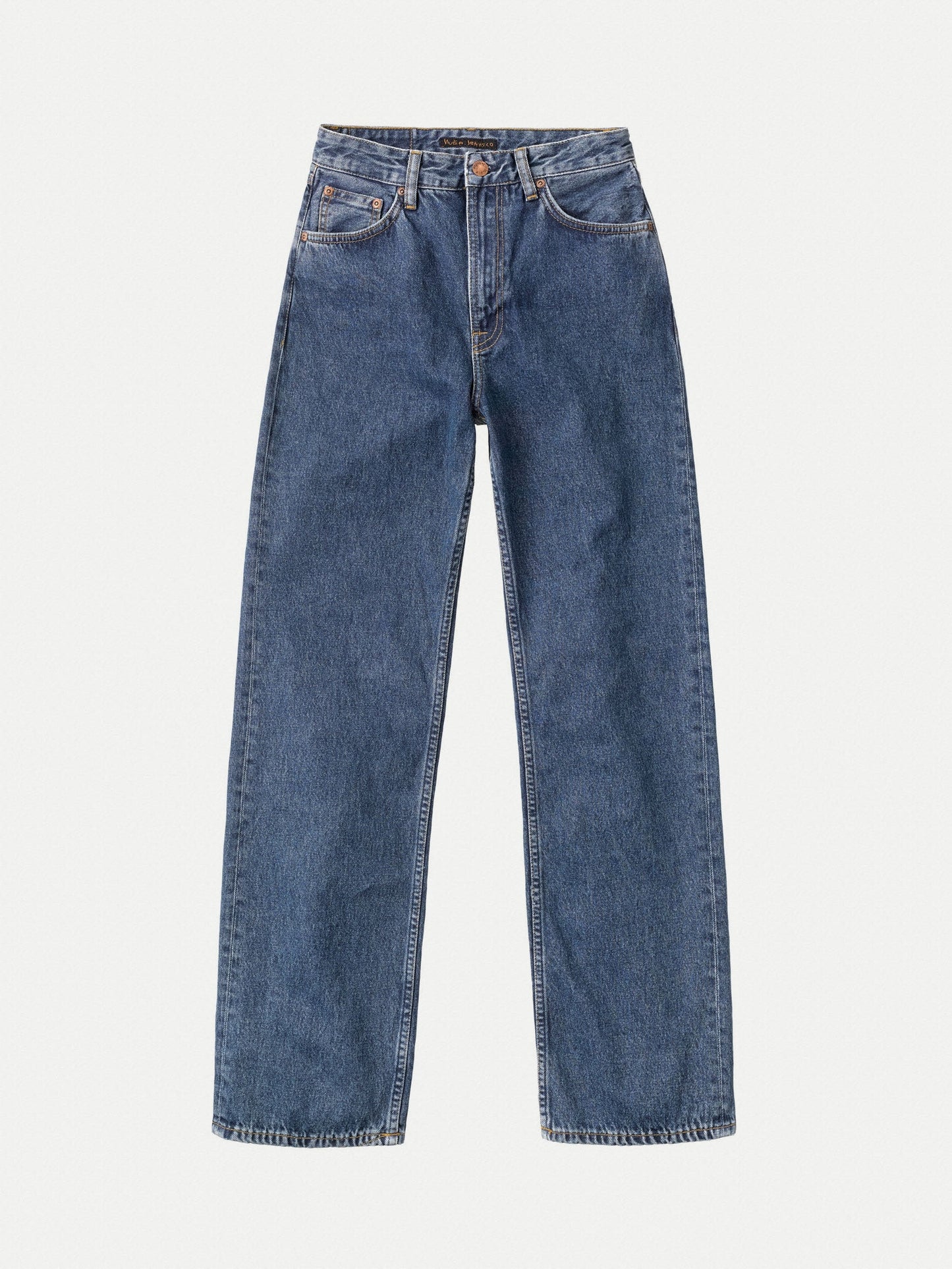 Jean ample bleu vintage en coton bio et recyclé - clean eileen 90s stone