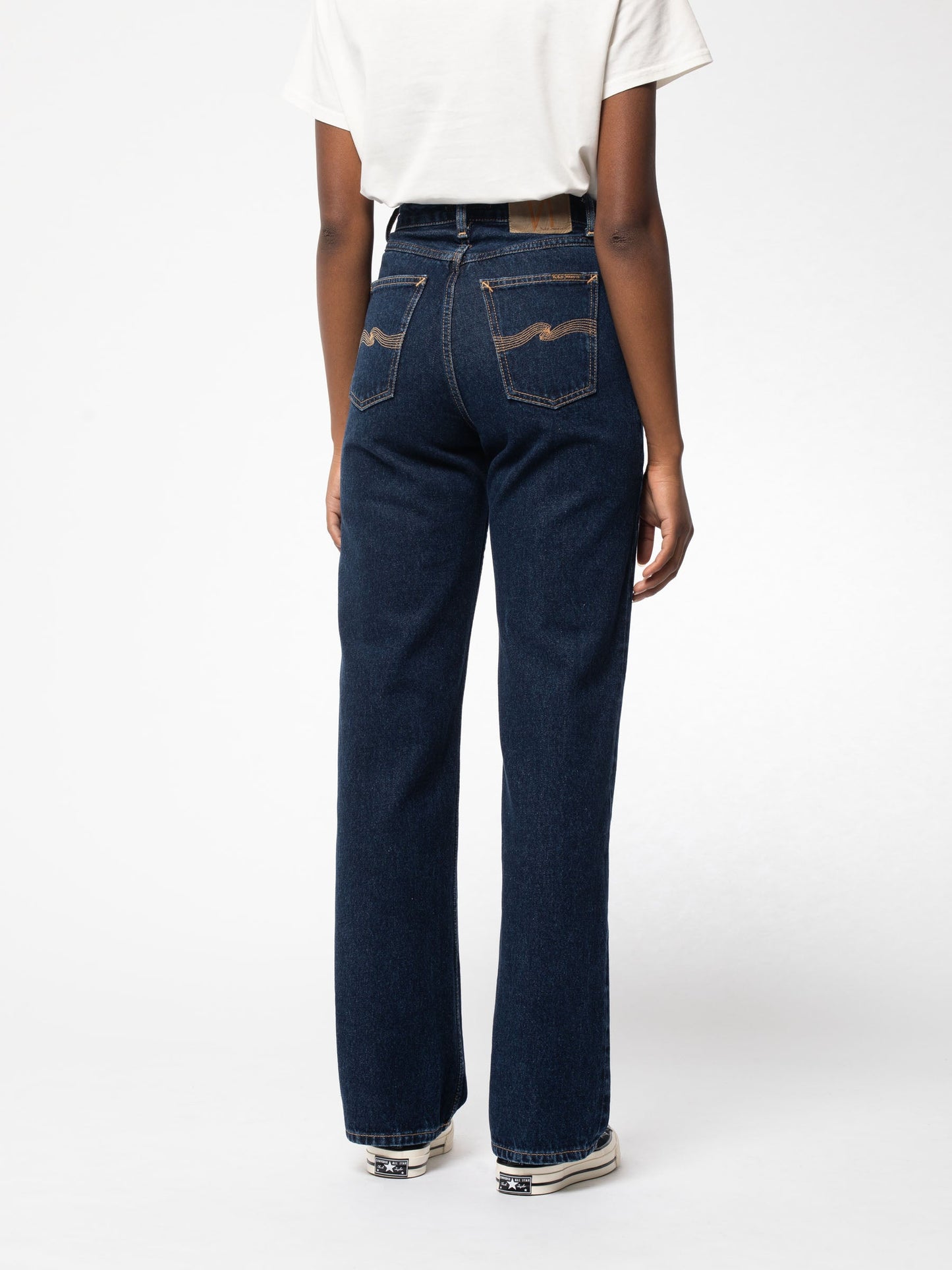 Jean ample brut en coton bio - clean eileen heavy rinse