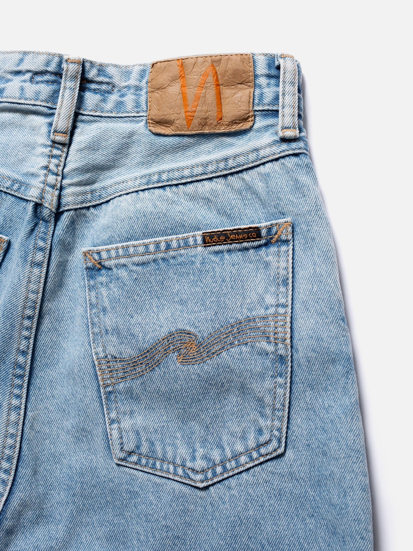 Jean ample bleu clair en coton bio - clean eileen sunny blue