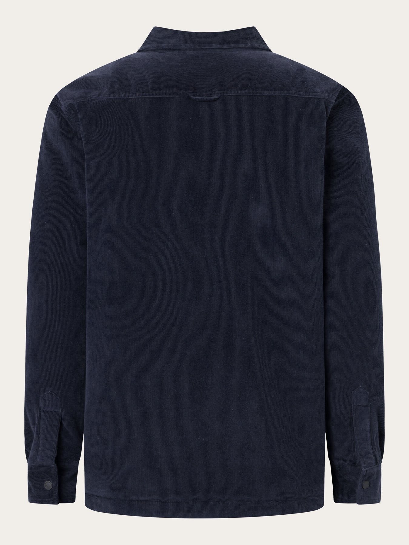 Blouson velours en coton bio et matière recyclée | marine "corduroy overshirt night sky"