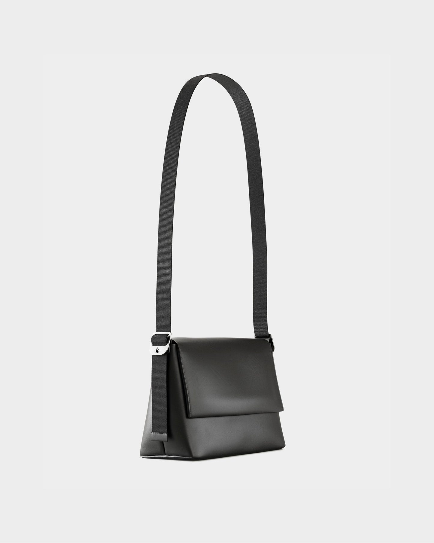 Sac bandoulière noir en matières recyclées - crossbody bag black