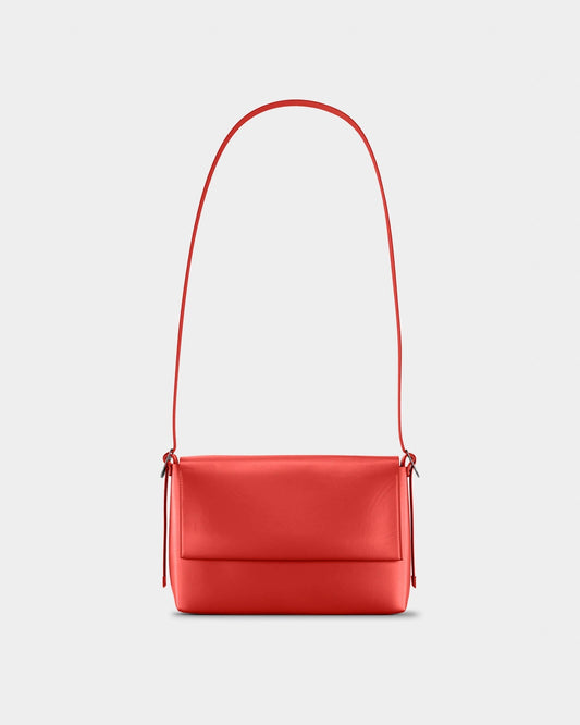 Sac bandoulière rouge en matières recyclées - crossbody bag red
