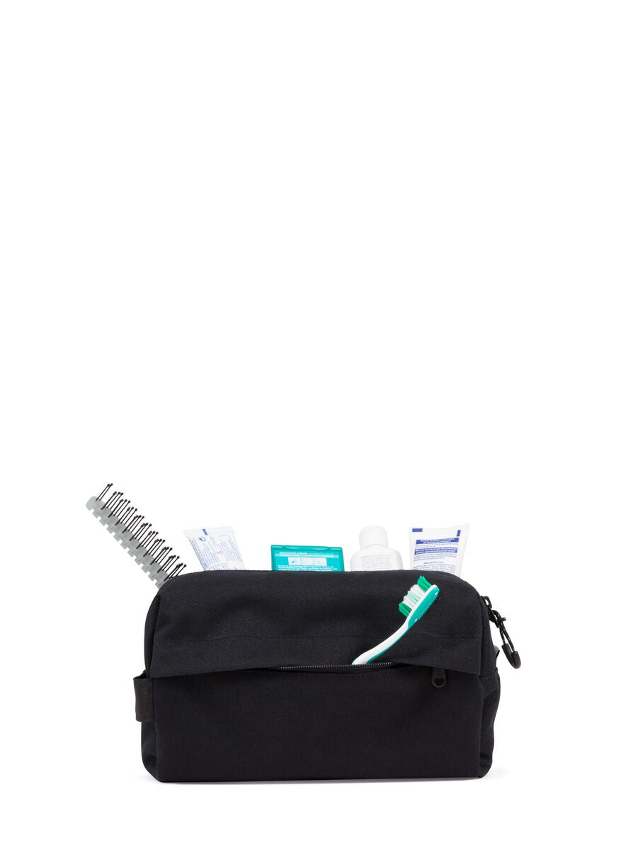 Trousse de toilette noire recyclé - pak licorice black