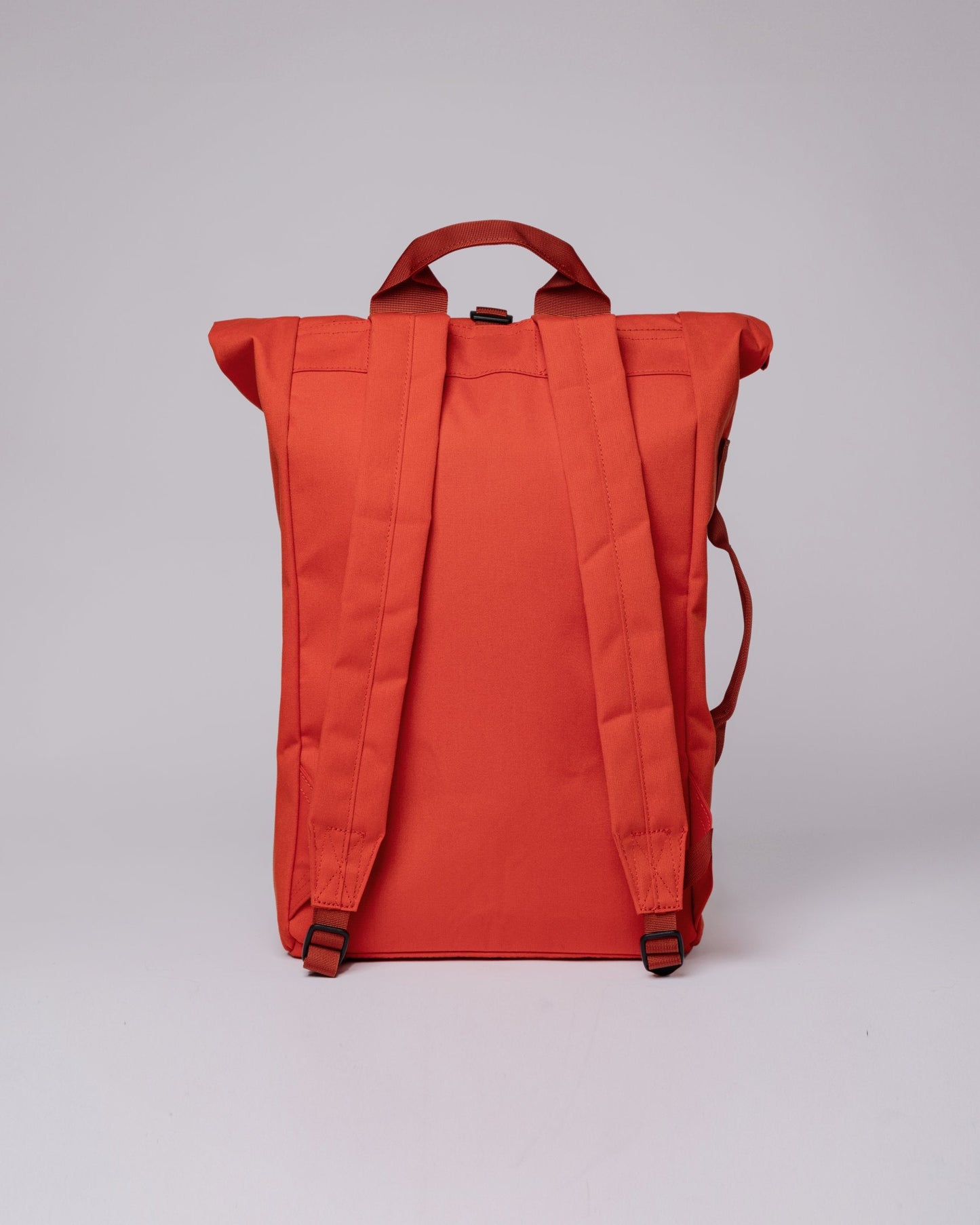 Sac à dos rolltop en polyester recyclé | orange "dante vegan orange"