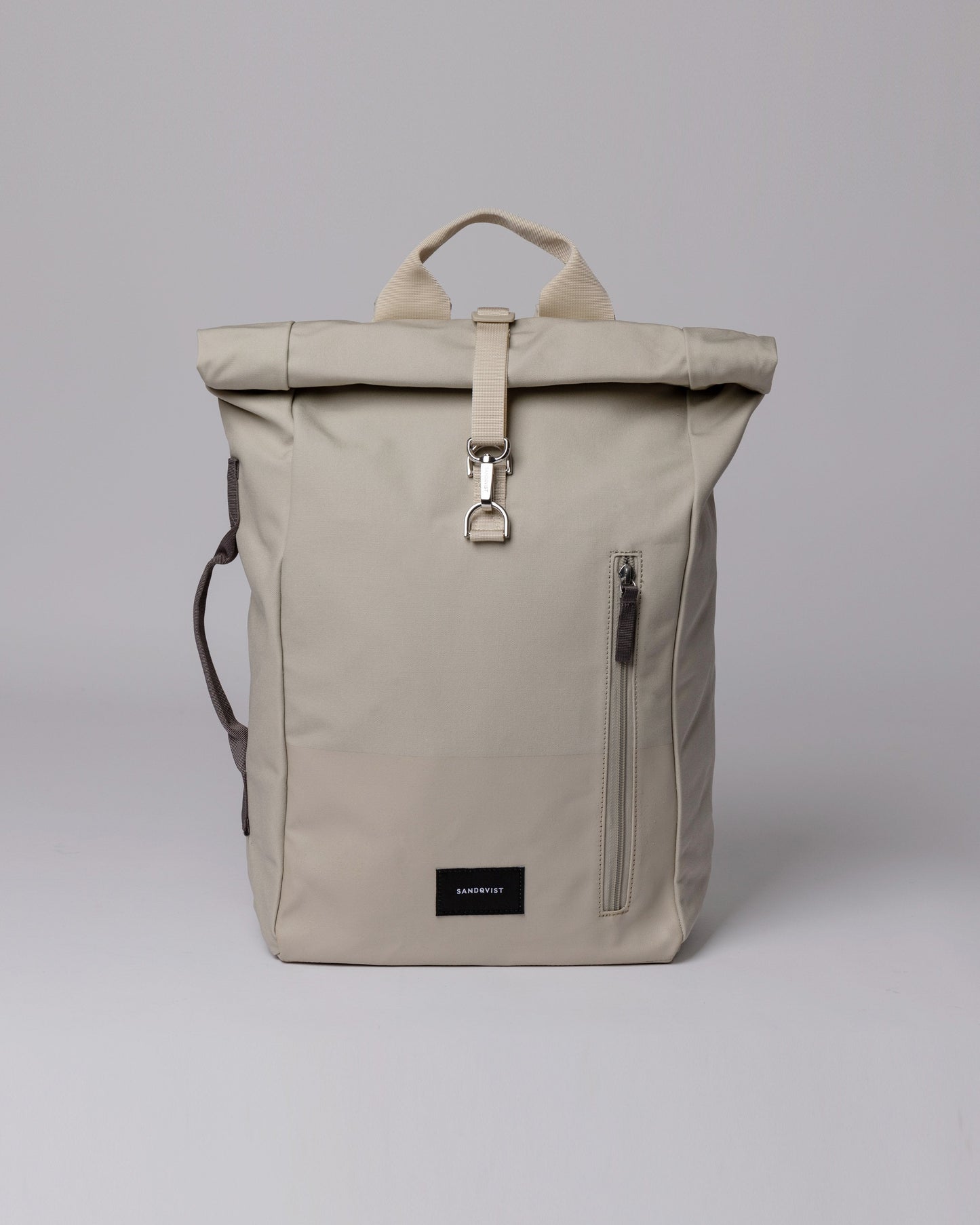 Sac à dos rolltop en matière recyclée | Beige "dante vegan pale birch"