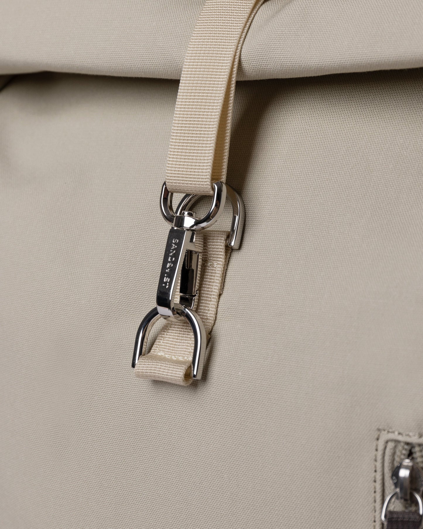 Sac à dos rolltop en matière recyclée | Beige "dante vegan pale birch"