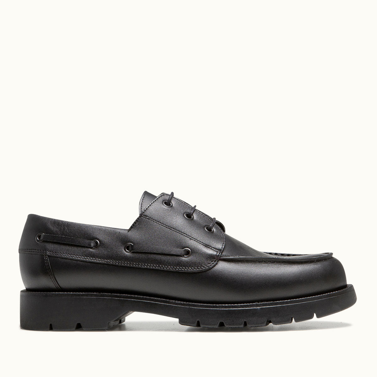 Derbies made in France en cuir certifié | Noir "donato noir"