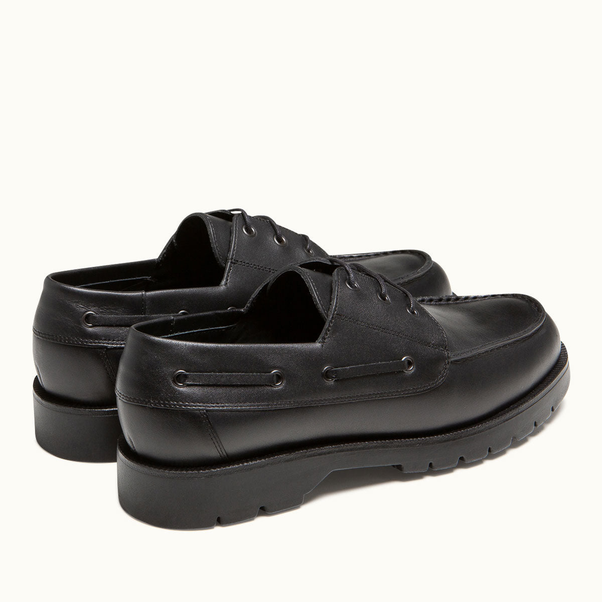 Derbies made in France en cuir certifié | Noir "donato noir"