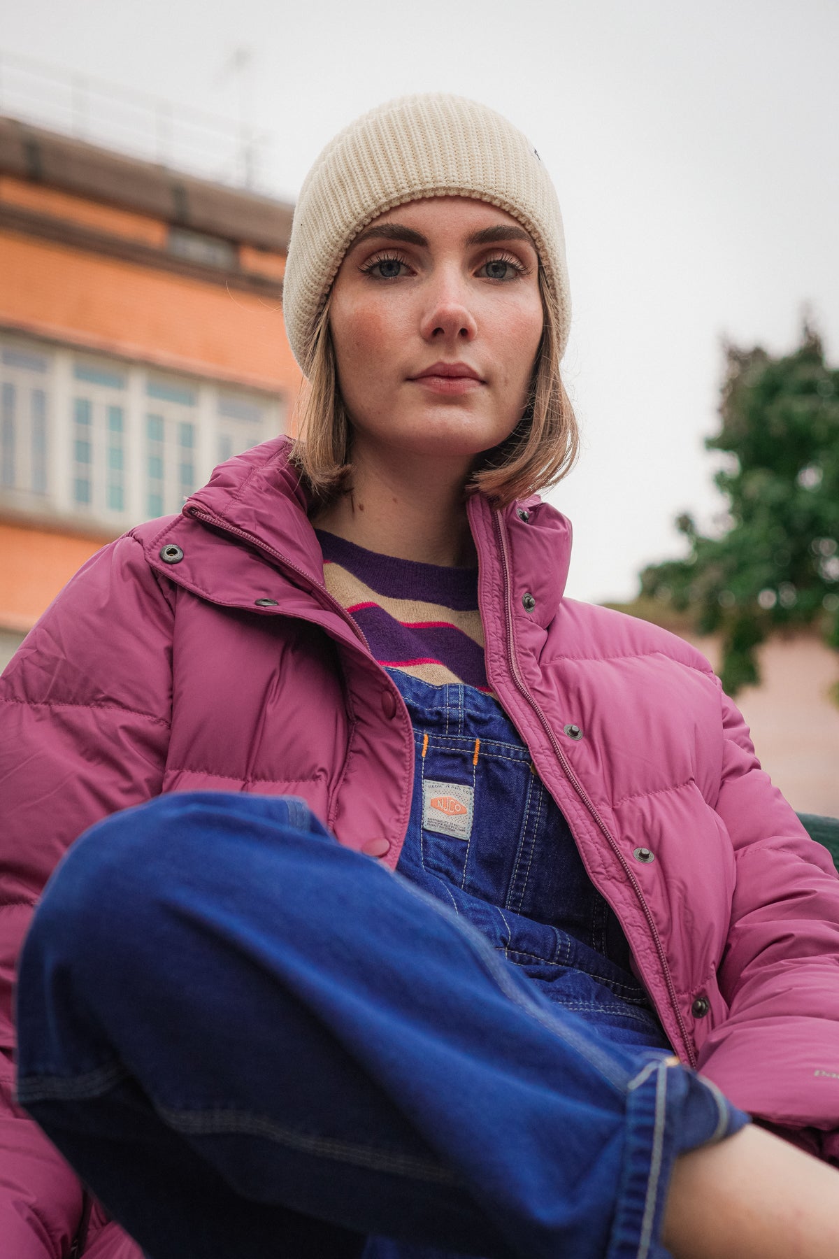 Doudoune en recyclé | mauve "w's silent down jkt mystery mauve"